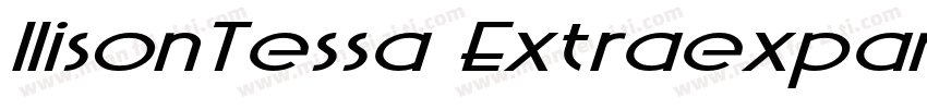 llisonTessa ExtraexpandedExtra字体转换